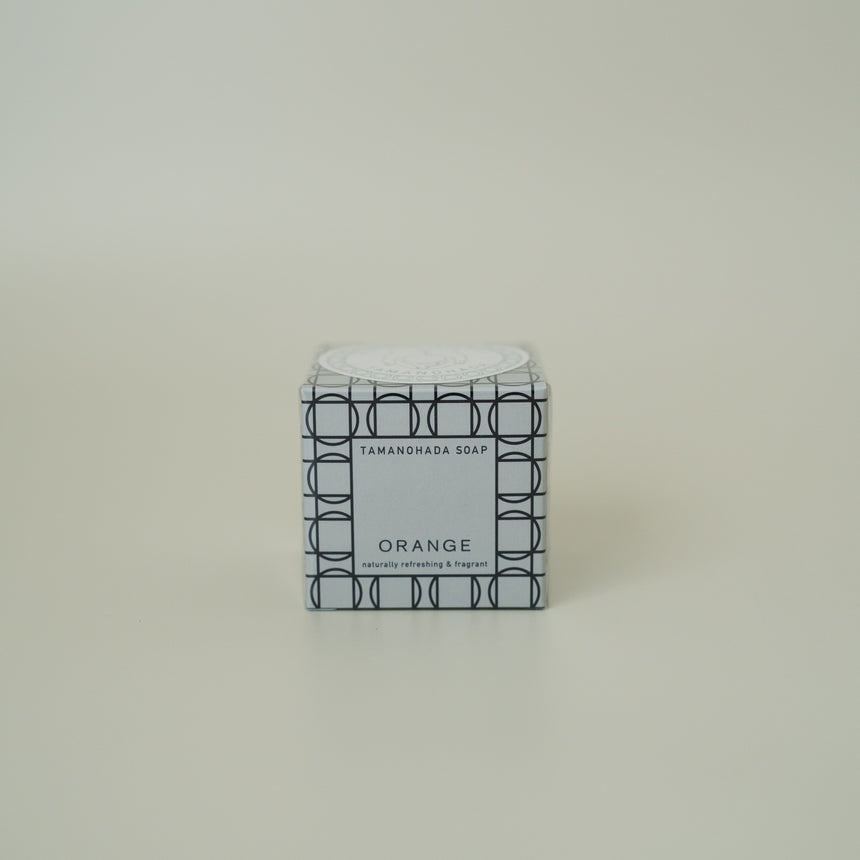 Tamanohada Round Soap, Orange