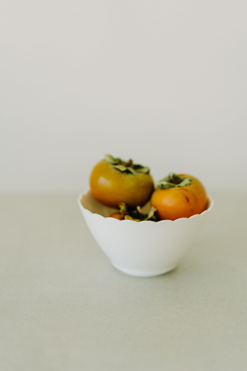 Handcrafted Petal White Bowl