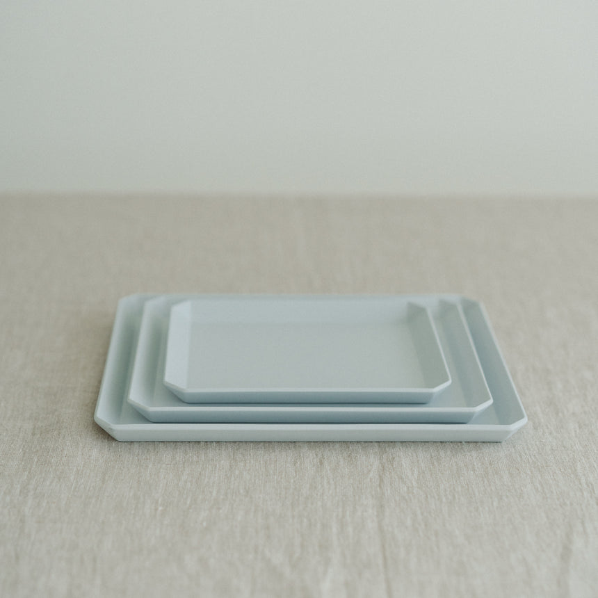 TY Standard Square Plate, Grey