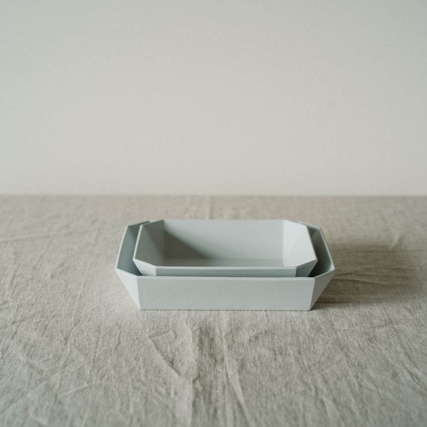 TY Standard Square Bowl, Grey