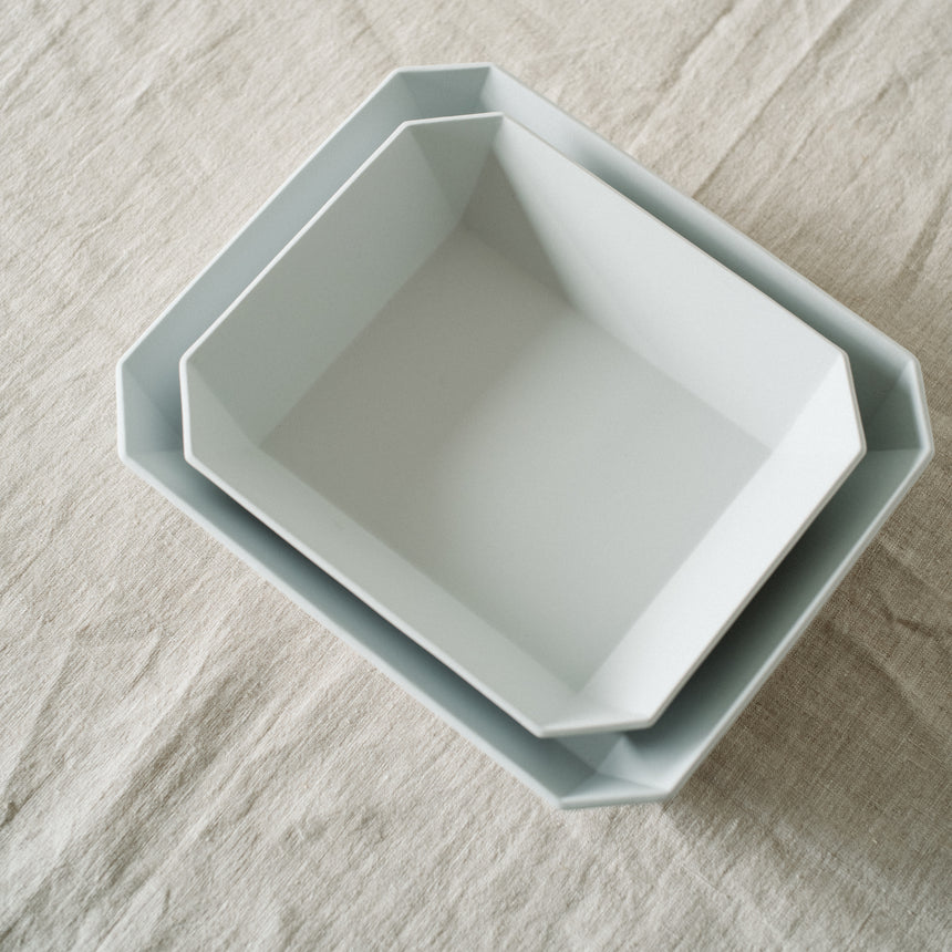 TY Standard Square Bowl, Grey