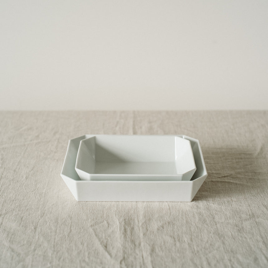 TY Standard Square Bowl, White