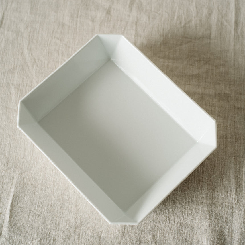 TY Standard Square Bowl, White