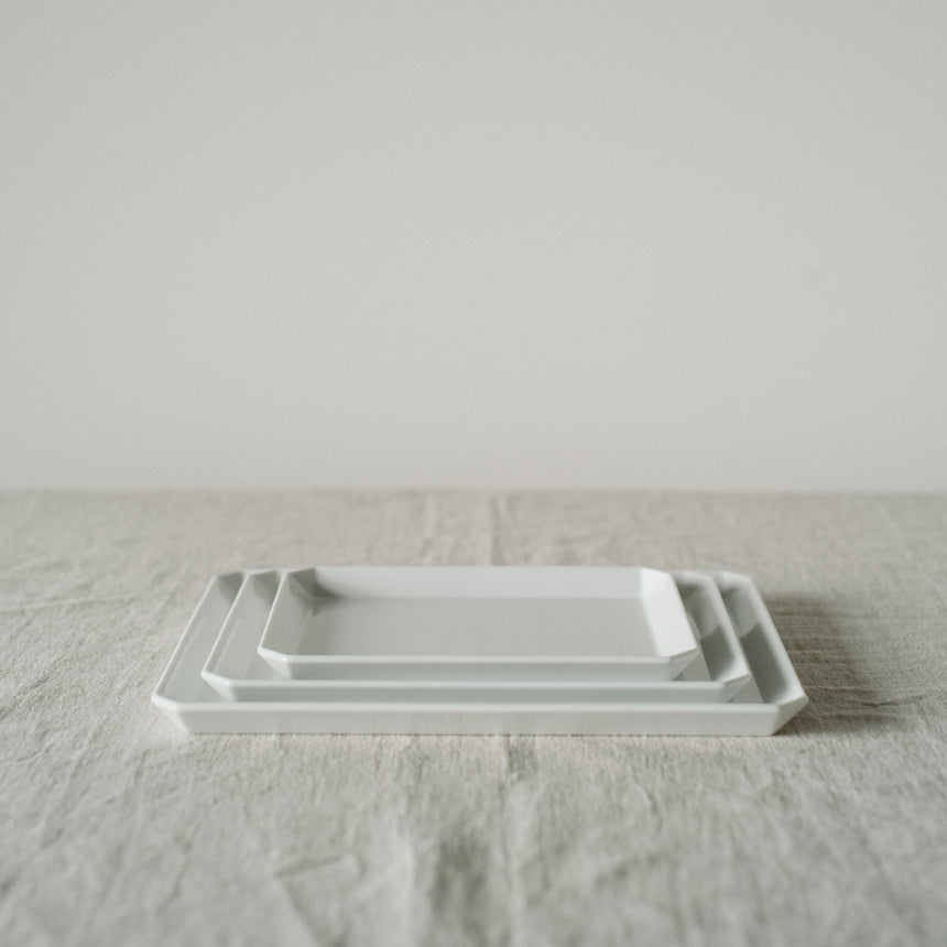 TY Standard Square Plate, White