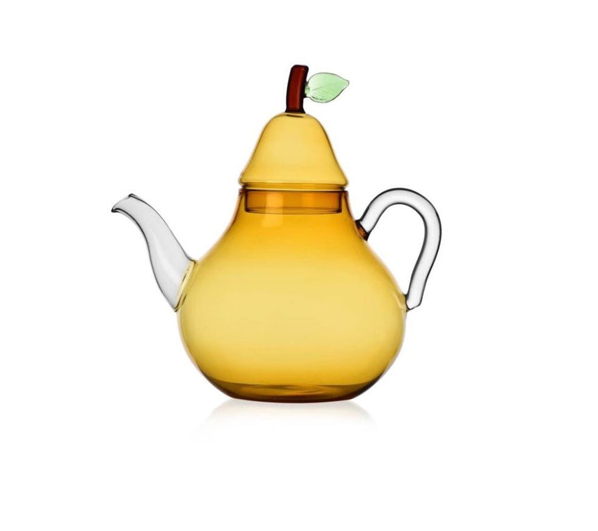 Fruits & Flowers Teapot, Pear