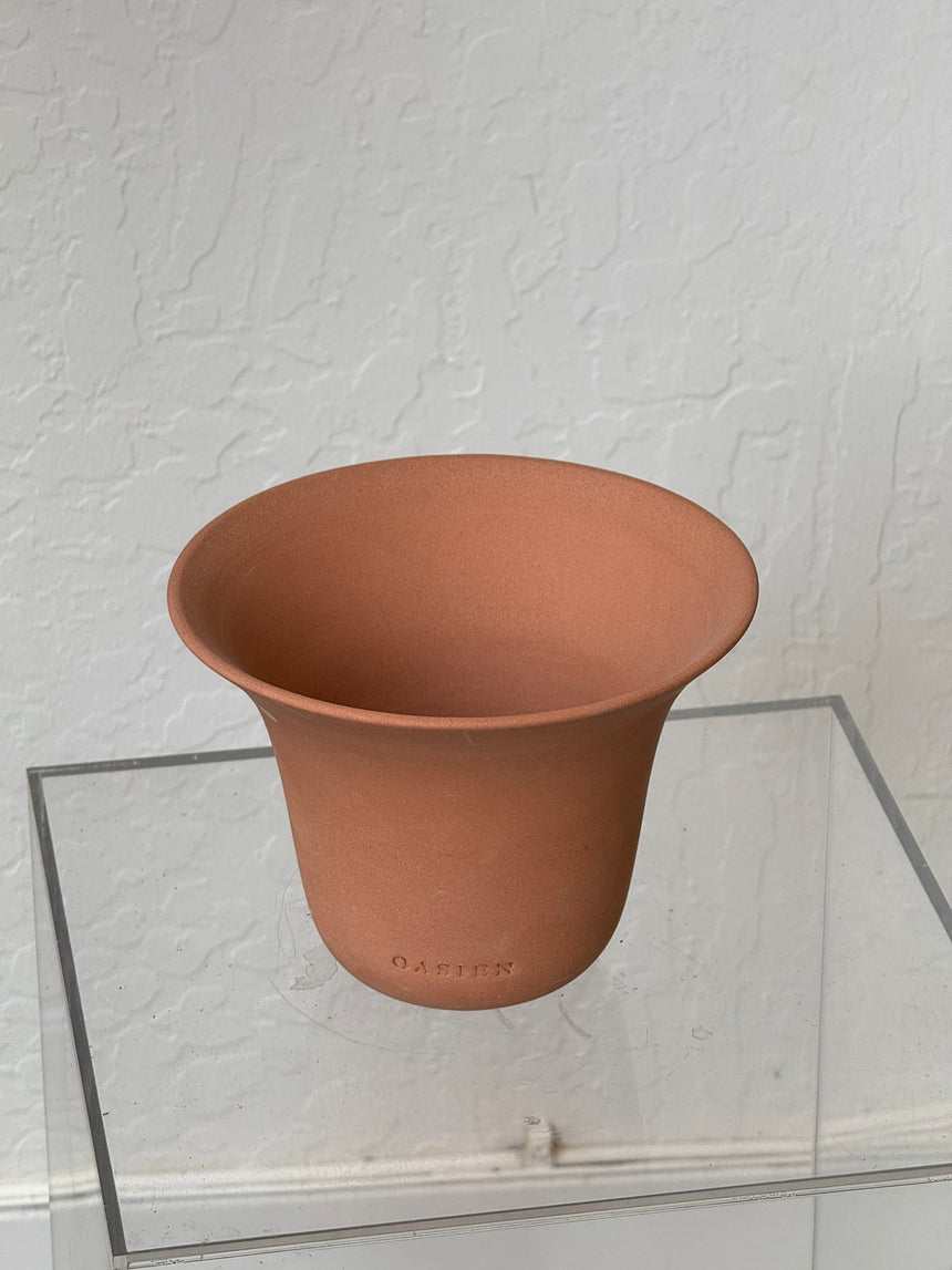 Poppy pot - orange & orange