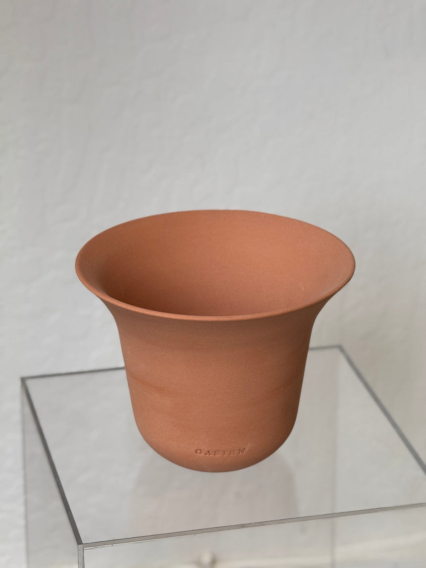Poppy pot - orange & orange