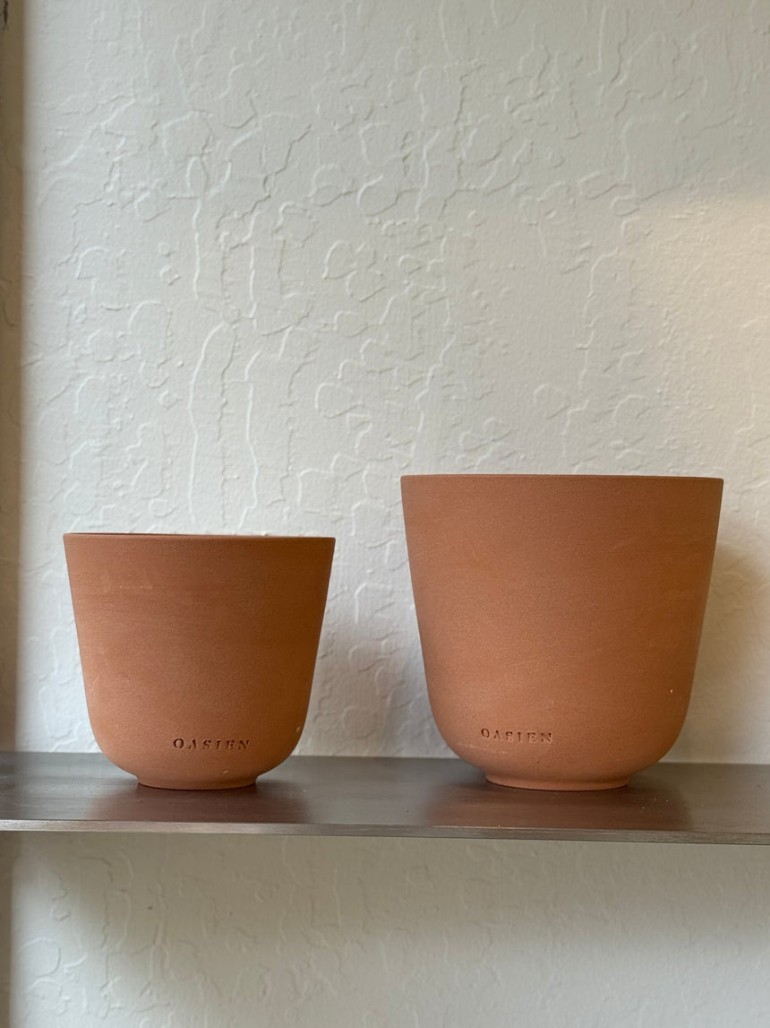 Saguaro pot - orange & orange