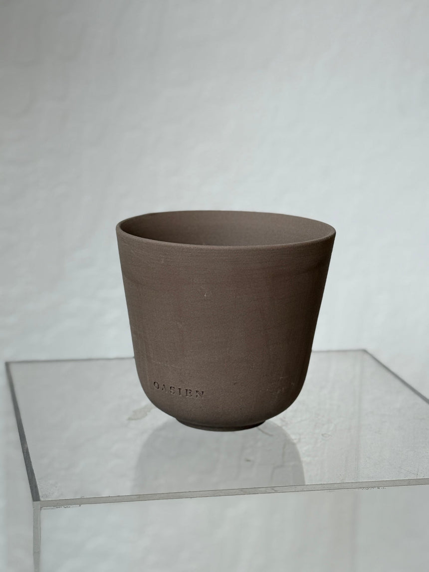 Saguaro pot - brown & brown