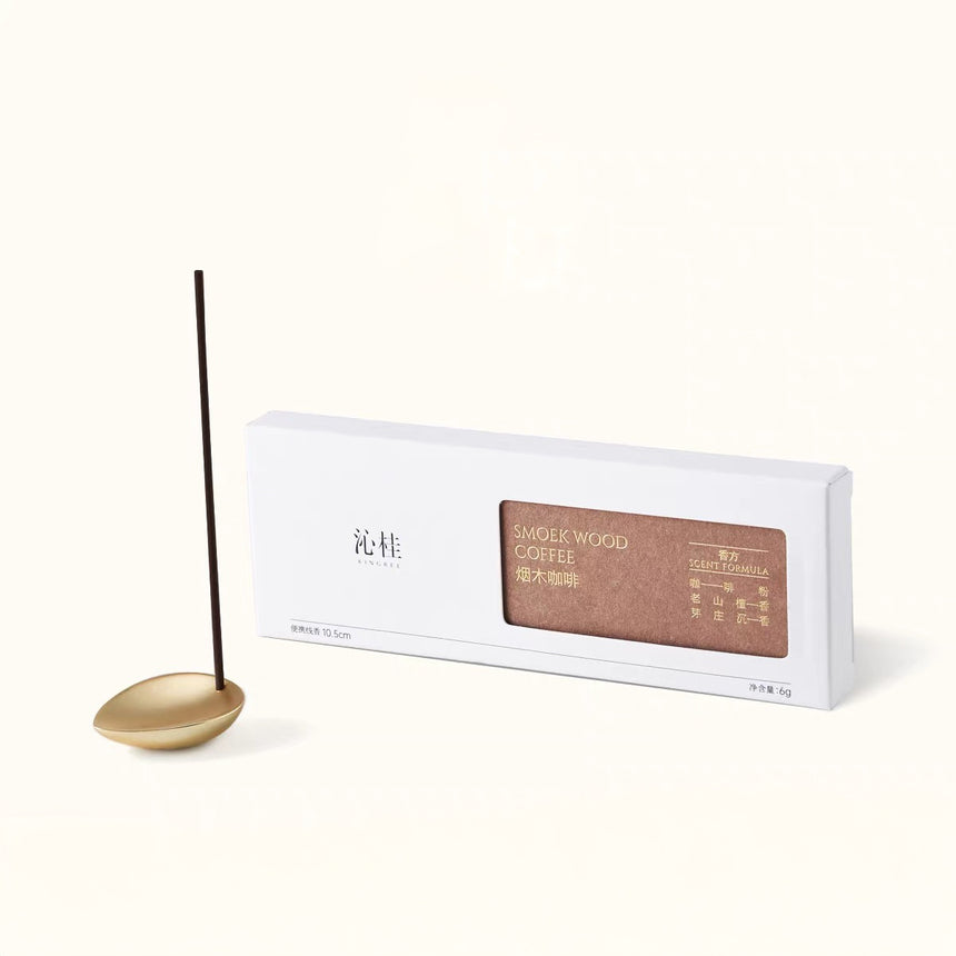 KINGREE Portable Incense Set, Smoked Wood Coffee