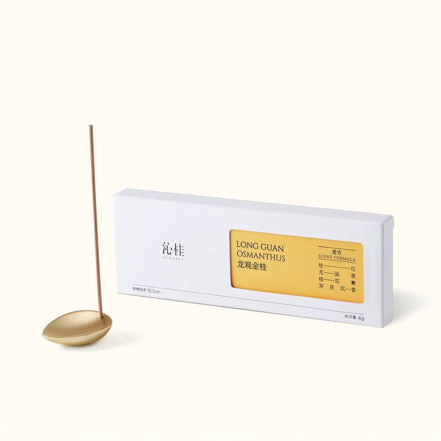 KINGREE Portable Incense Set, Long Guan Osmanthus