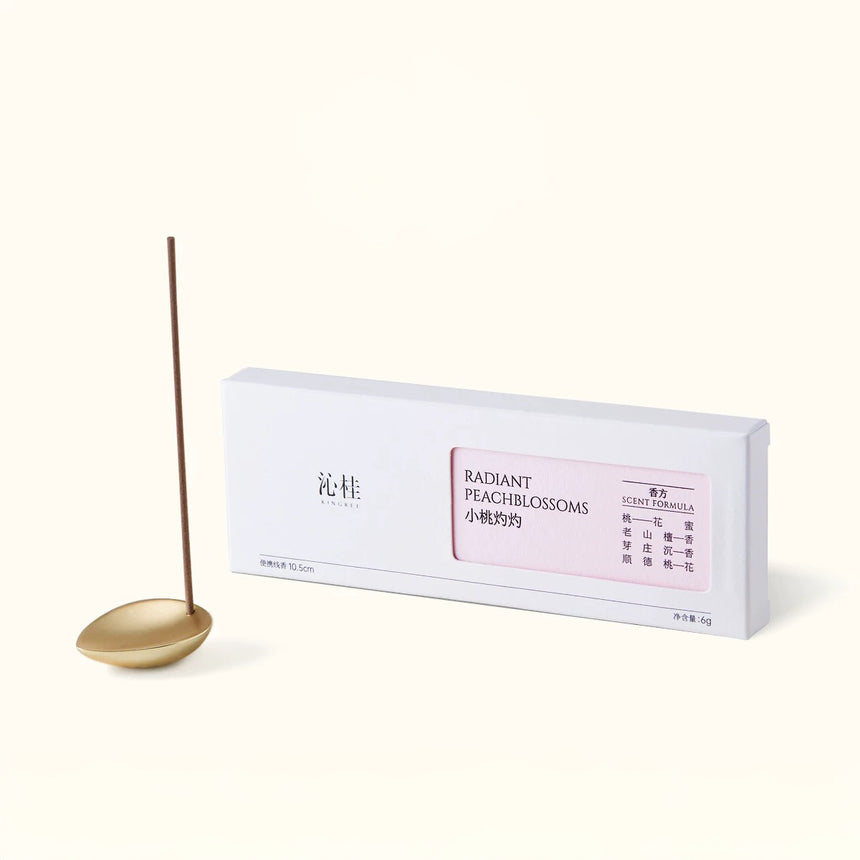 KINGREE Portable Incense Set, Radiant Peach Blossoms