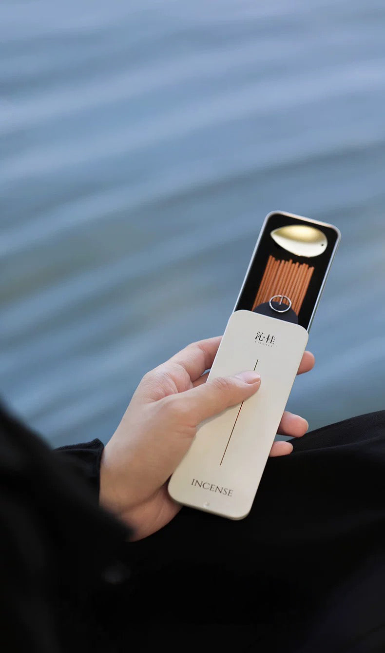 KINGREE Portable Incense Set, Smoked Wood Coffee