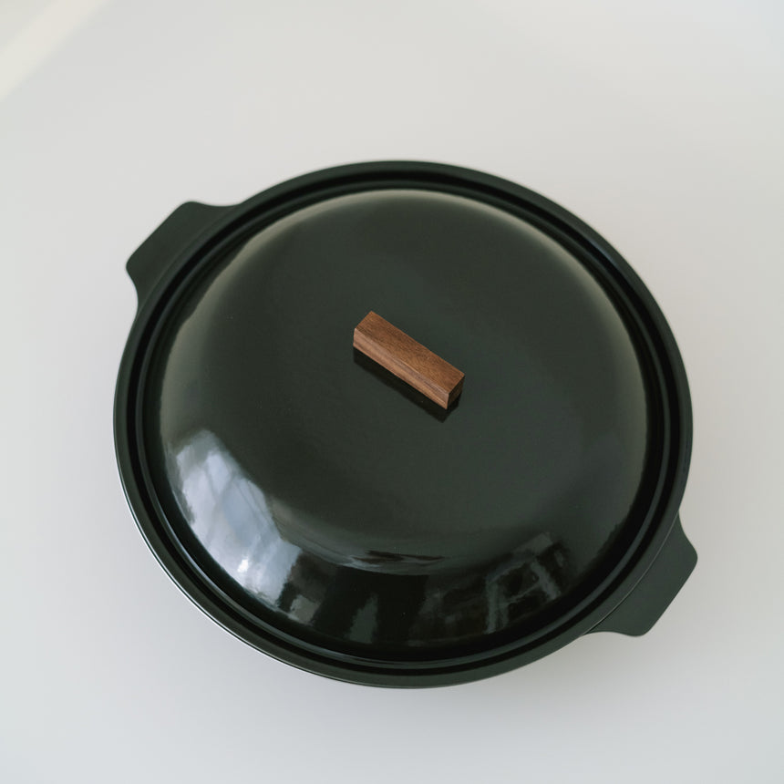 KAKOMI IH enamel pot with steam plate, 2L