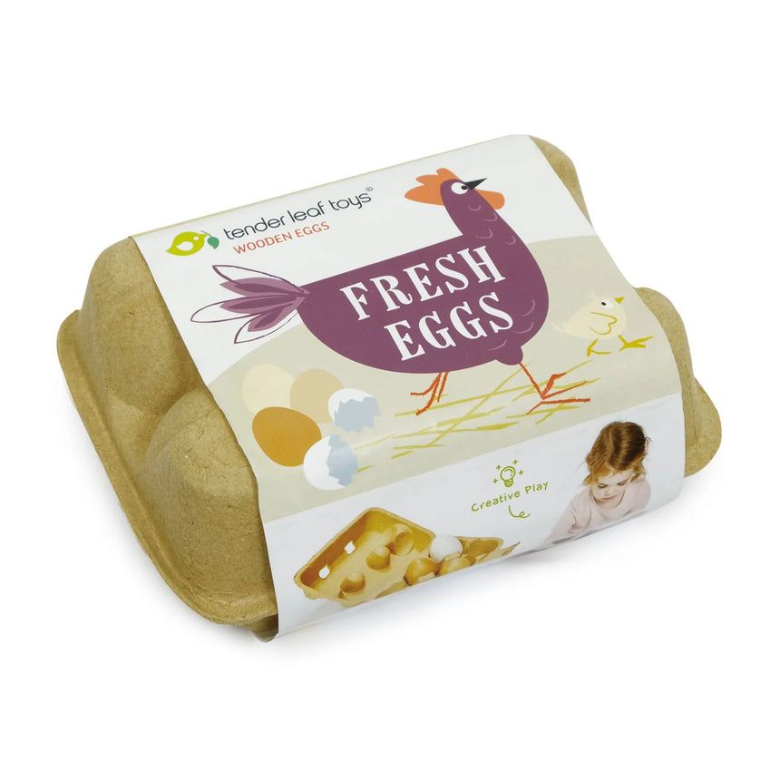 tender leaf toys - Wooden Eggs