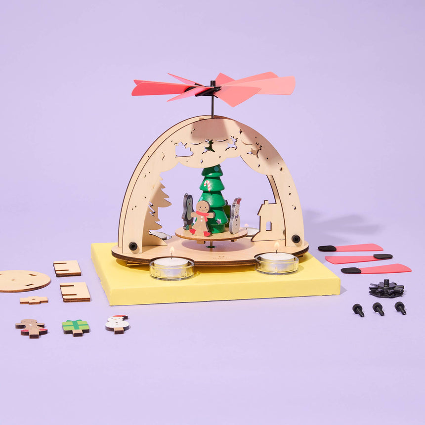 KiwiCo - Christmas Candle Carousel Science Kit for Kids