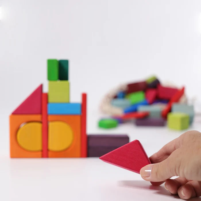 60 Colored Geo-Blocks