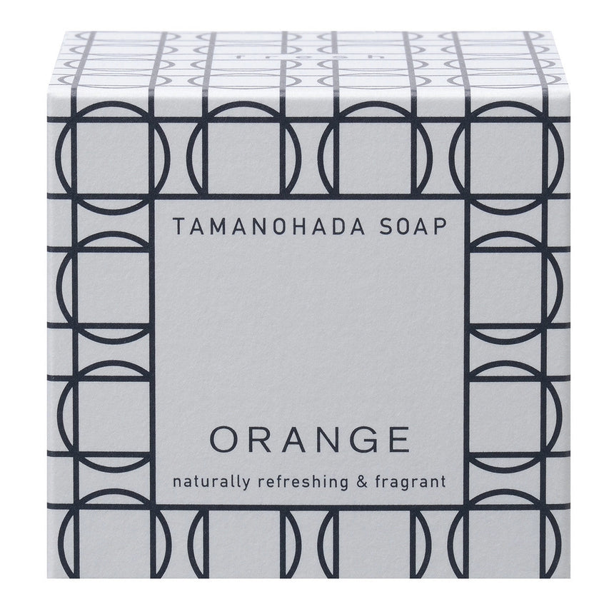 Tamanohada Round Soap, Orange