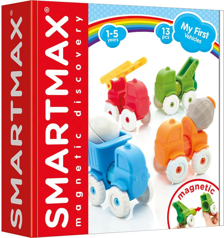 SmartMax - My First Vehicles Magnetic Discovery Dynamic STEM Play Set for Ages 1+