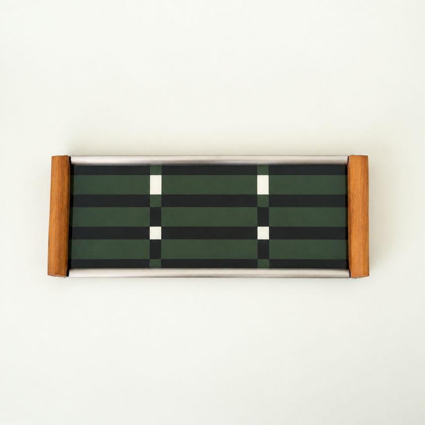 Artful Display Tray, Moss & Ink