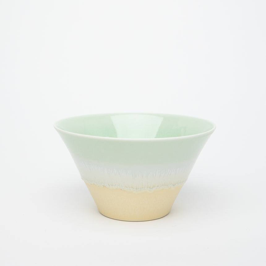 Shinkougama Pastel Jelly Bowl, Celadon