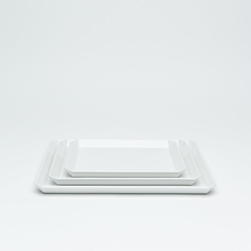TY Standard Square Plate, White