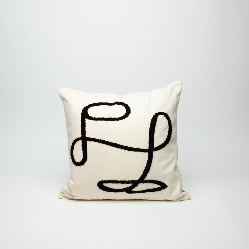 Modern Art Throw Pillow Cover - Lines