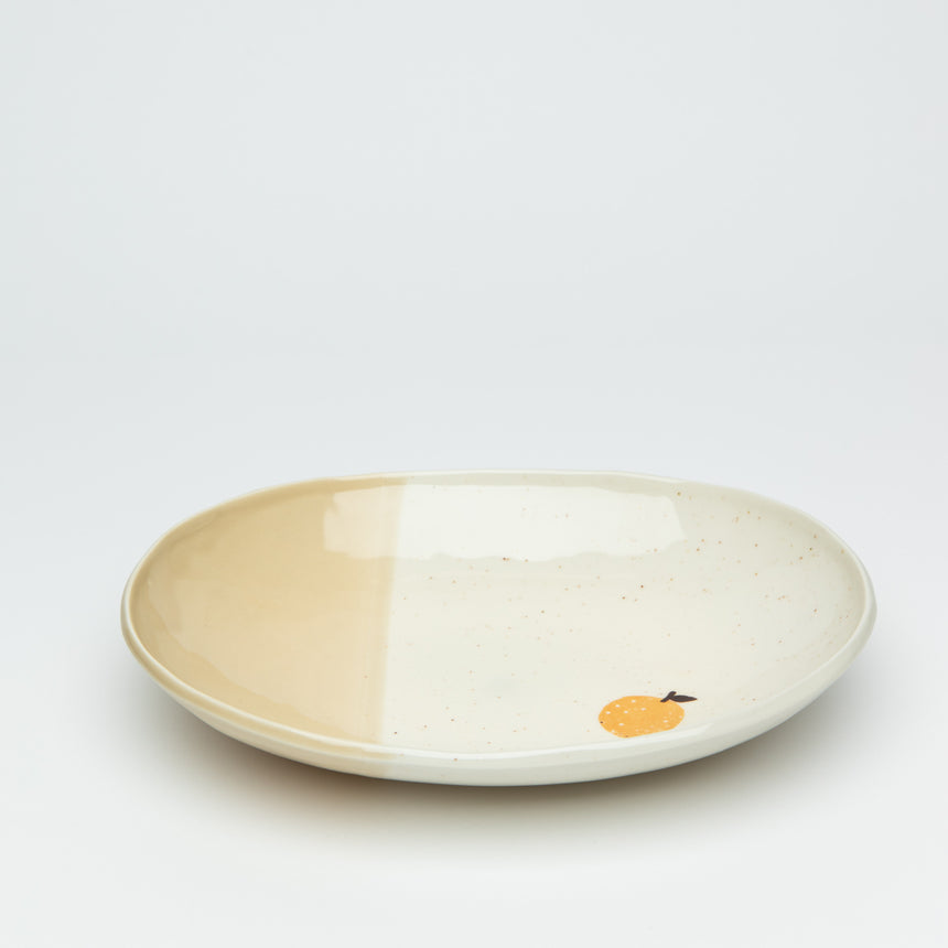 Hiyori Oval Plate - Yuzu