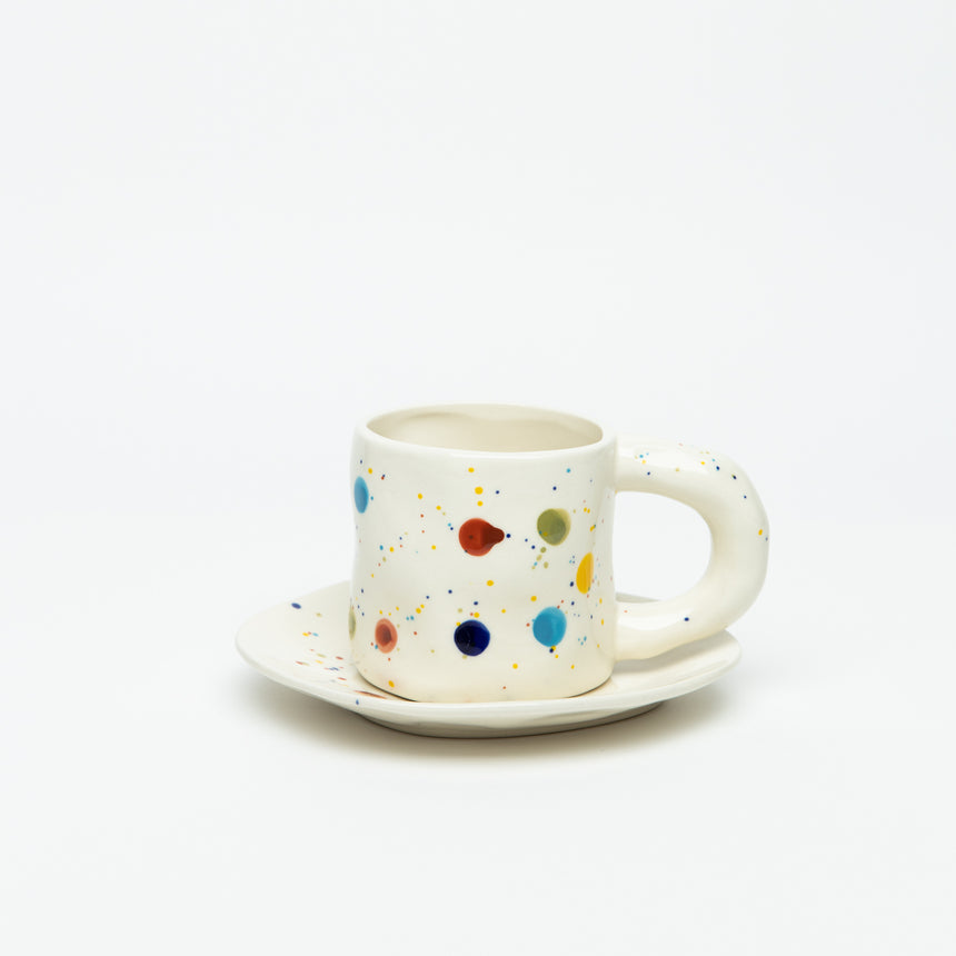 Art Splash Coffee Mug & Saucer - Mad Paint